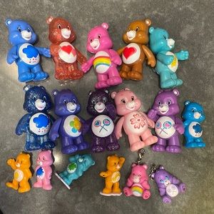 Care Bears toys and key chains